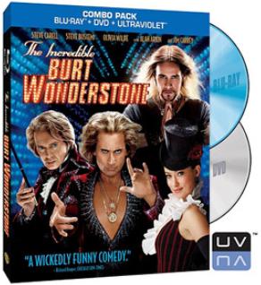 Incredible Burt Wonderstone/Carell/Carrey@Blu-Ray+dvd+uv